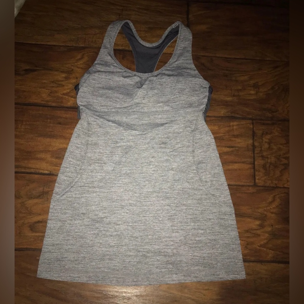 Lululemon Grey Athletic Tank Top